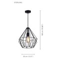 thumbnail image 2 of Xtritty - Suspension Lumineuse, Largeur 11.81 Pieds', de la Collection Sterling, Noir, 2 of 3