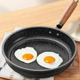 thumbnail image 4 of BESTYASH Nonstick Frying Pan for Eggs Round Iron Wood Breakfast Skillet 1Set, 4 of 8
