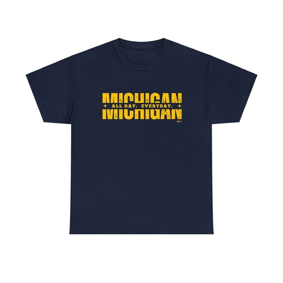 DJH Apparel | Michigan All Day. Everyday. Sports Athletic Unisex T-Shirt