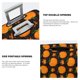 thumbnail image 3 of Fotbe Orange Pumpkin And Autumn Maple Funda Protectora para Equipaje, Antirrayones y Resistente a la Suciedad, Compatible con Maletas de 18 a 32 Pulgadas-Small, 3 of 7
