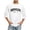White, variant on TIANZEN Men 3/4 Sleeve Letter City Name T Shirts Comfortable Crewneck Solid Color Fit Tee Shirt Tops Big And Tall Graphic T Shirts for Men