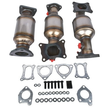 GELUOXI Complete Catalytic Converter Set for 2009-2015 Honda Pilot 3.5L 45131-45132-16447