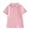 Pink, variant on Eltusu Girls Cotton Polo Shirts, Pullover Short Sleeve Comfort Lapel Collar School Uniform Shirts Pink Size 2-14 T