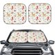 thumbnail image 2 of Balery Cute Little Animals Parasol para parabrisas de coche de 2 piezas | Parasol plegable para parabrisas delantero de coche para la mayoría de sedanes-Large, 2 of 6