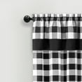 thumbnail image 3 of PowerSellerUSA Decorative Telescopic Metal Curtain Rod, 48" to 86" Contemporary Round PVC Finials, Ultra Durable Brackets 3/4" Diameter Window Drapery Rod, Black - Spherical Finial, 3 of 7