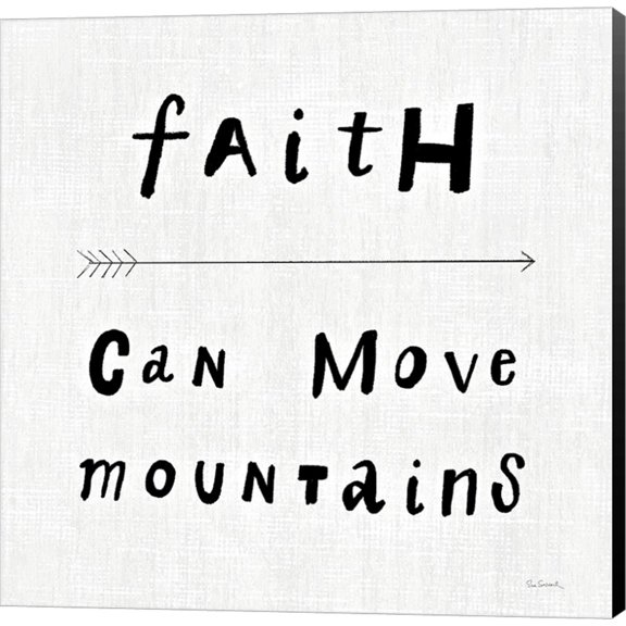 Beliefs I BW by Sue Schlabach, Canvas Wall Art