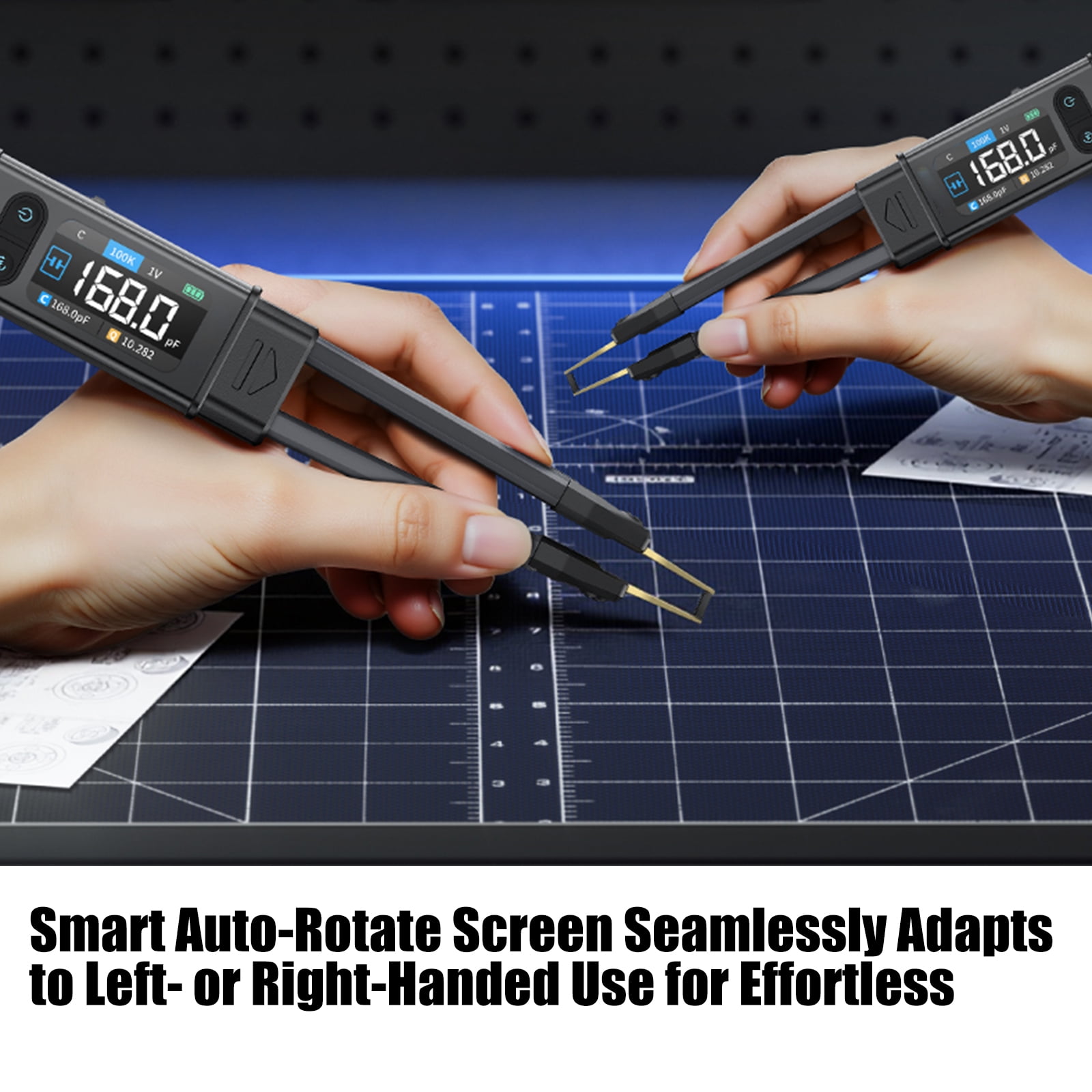 Multifunctional Digital Tweezer Instrument with Function & Auto Classification ABS for Efficient Batch Analysis
