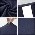 thumbnail image 3 of Stretch Jacquard Dining Bench Cover - Anti-Dust Removable Bench Slipcover - Style 2, 3 of 7