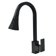 thumbnail image 3 of simhoa Pull Down Kitchen Faucet Single Level Steel with Kitchen Tap - Black, 3 of 8