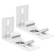 thumbnail image 4 of 2pcs Vertical Blind L-Bracket Blind Brackets Vertical Blind Headrail L Shape Metal Louver Brackets, 4 of 4