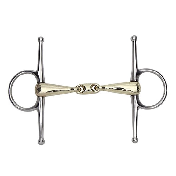 Shires Full Cheek With Lozenge 16mm Bit Brass 5.5"