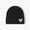 BLACK, variant on Poetry Cuffed Beanie for Women, Lightweight Acrylic Beanie for Year Round Wear - with Patch or Embroidered- One Size