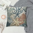 thumbnail image 2 of Chilfamy  Ocean Starfish Throw Pillow Cover, Summer Sea Cushion Case Decoration for Sofa Couch Multi-Size, 2 of 5