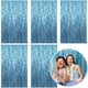 thumbnail image 1 of Telón de fondo de cortina de aluminio, paquete de 5, color azul metalizado, decoración de fiesta, 1 of 7
