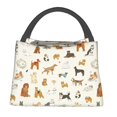 thumbnail image 1 of Easygdp Dogs Funny Pets Bolsa de Almuerzo Insulada Reutilizable, Bolsa de Mano y Bandolera para Oficina, Trabajo, Viajes, 1 of 6