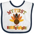 thumbnail image 3 of Inktastic My First Thanksgiving Day Turkey Boys or Girls Baby Bib, 3 of 4