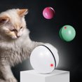 thumbnail image 2 of Chat Interactif Toy Ball Usb Rechargeable Automatique Rotation Électronique pour Animaux de Compagnie Toy, 2 of 9