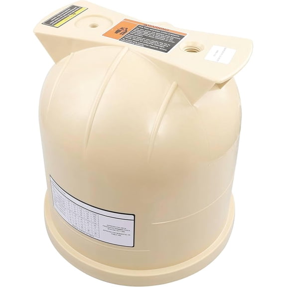 Pool Filter Lid Replacement for Pentair Clean & Clear CC150 CC75 CC200 Predator – Fits Cartridge & D.E. Models – Replaces 178561 160317 160318 178555 – 12" Almond Housing Cover