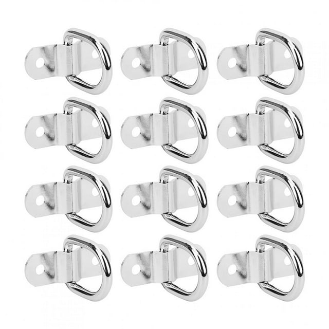 Ganchos de anclaje de remolque para remolque de coche, anillo en D, amarre seguro, para camiones, RV, campistas, furgonetas, Atv, Suv, barco