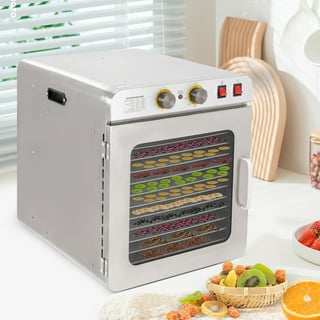 Techtongda 36 Layers Fruit & Vegetable Drying Machine Dehydrator Fruit Drying Machine 110V, Size: 17.7, Silver