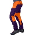 thumbnail image 5 of Multi-Pocket Cargo Pants for men with Side Pockets and Relaxed Fit, Durable Cargo Pants for Hiking Camping Fishing Outdoor Work Yard Tasks Weekend Adventures Orange M, 5 of 5