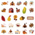 thumbnail image 3 of 50 Pcs Thanksgiving Stickers Happy Thanksgiving Stickers for Water Bottles Envelopes Scrapbooking, Thanksgiving Decorations, Fall Stickers for Kids Teens Adults, 3 of 12