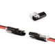 thumbnail image 1 of Conectores de cable LED enchufables TYUMEN 12 piezas Terminales de cable compactos universales de 2 pines y 2 vías No requiere pelado de cables Conectores de cable de resorte sin herramientas Conector, 1 of 5