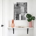 thumbnail image 4 of Canvas Wall Art, Grey Abstract Framed Canvas Prints for Bathroom Hallway, Modern Mottled Art Oil Painting Small Gallery Wrapped Wall Decor for Home Office, Gifts, 8"x10" Ship Next Day, 4 of 9