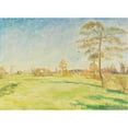 thumbnail image 2 of Otto Modersohn 24x18 Gold Ornate Framed and Double Matted Museum Art Print Titled - Wummel Landscape with Cows (1930), 2 of 4