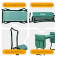 thumbnail image 5 of Garden Kneeler and Seat, Foldable Gardening Stool with Tool Pouch - Heavy Duty Kneeling Pad for Outdoor Work, Fishing, Arbor Day Gift - Green, 5 of 7