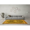 thumbnail image 3 of Ahgly Company Indoor Rectangle Medallion Yellow Traditional Area Rugs, 2' x 3', 3 of 4