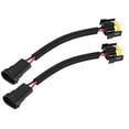 thumbnail image 2 of Pair Conversion Wire for 9006 to H11 Bulb Adapter, High Efficient Copper Wiring, Extended Wires for Fog Driving Light with Prewired Plug and Play, Made with Ceramics Material, 2 of 8