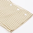 thumbnail image 5 of TANGQIOP Causal Pants for Women Solid Color Striped Straight Wide Leg Elasticized High Waisted Pocketed Button Breathable Khaki M, 5 of 9