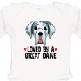 thumbnail image 4 of Inktastic Great Dane Dog Lover Boys or Girls Long Sleeve Baby Bodysuit, 4 of 5
