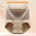 thumbnail image 2 of Seductiva Womens Underwear Cotton Hipster Panties Women's High Waist Belly Lifting Breathable High Elastic Soft Briefs 1PC, 2 of 5