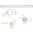 thumbnail image 2 of DC 6V 12V Gear Motor 12-923RPM CW CCW Speed Reduction Gearbox Motor JGA16-030 Electric Engine DIY Accessories Car Boat Model, 2 of 6