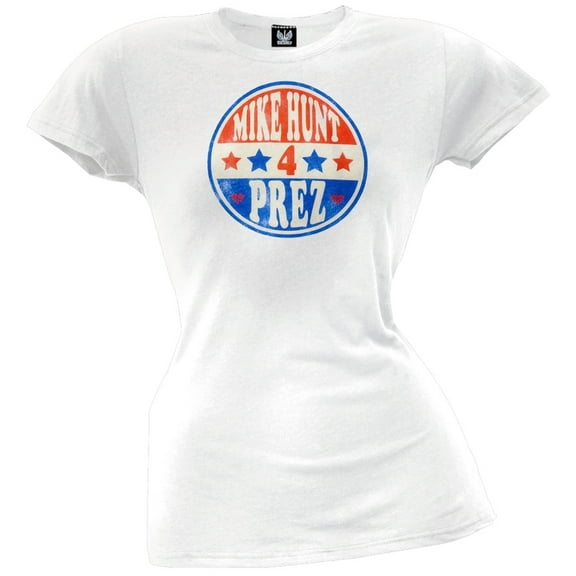 Mike Hunt 4 Prez Ladies T-Shirt - X-Large