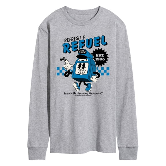Ford - Ford Refresh Refuel - Men's Long Sleeve Graphic T-Shirt