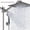 silver, variant on Shower Head, 8 Rain Shower Head/Handheld Shower Combination with 11 Extended Arm, Adjustable Leak Proof Shower Head with Stand/Hose, Height/Angle Adjustable