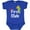 Royal Blue, variant on First Mate Pirate with Parrot and Bandanna Boys or Girls Baby Bodysuit