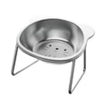 thumbnail image 4 of Comedero elevado para gatos, inclinado 15 degree, antideslizante, fácil de limpiar, con protección para el cuello. Elevado para mascotas. Gatito, 4 of 9