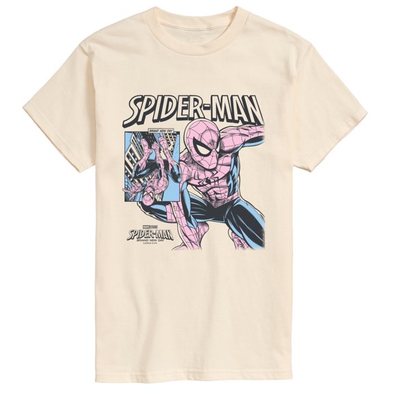 Spider-Man - Comic Panel Short Sleeve Graphic T-Shirt