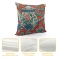 thumbnail image 4 of HENGT Chinese Style Pillow Cases Orange Red Chinoiserie Floral Blue and White Porcelain Vase Throw Pillow Covers Decorative Cushion Cover Cases for Living Room Bedroom Sofa Car Home Decor, 4 of 5