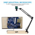 thumbnail image 3 of Usb/Hdmi-Compatible Con Tf Grabadora De Video Laboratorio Industrial Soldadura Video Microscopio Cámara Gran Campo Visual Manual Iris Lente De Zoom Con Lente De 35 Mm,38Mp 1080P 2K Guardurnaity TO005432-01, 3 of 7