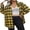 Yarn Dyed Lattice5, variant on Womens Plus Size Flannel Plaid Shirt Roll Up Long Sleeve Mid-Long Button Down Shirts Casual Boyfriend Tops