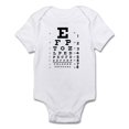 thumbnail image 1 of CafePress - Eye Chart Gift Infant Bodysuit - Baby Light Bodysuit, 1 of 1