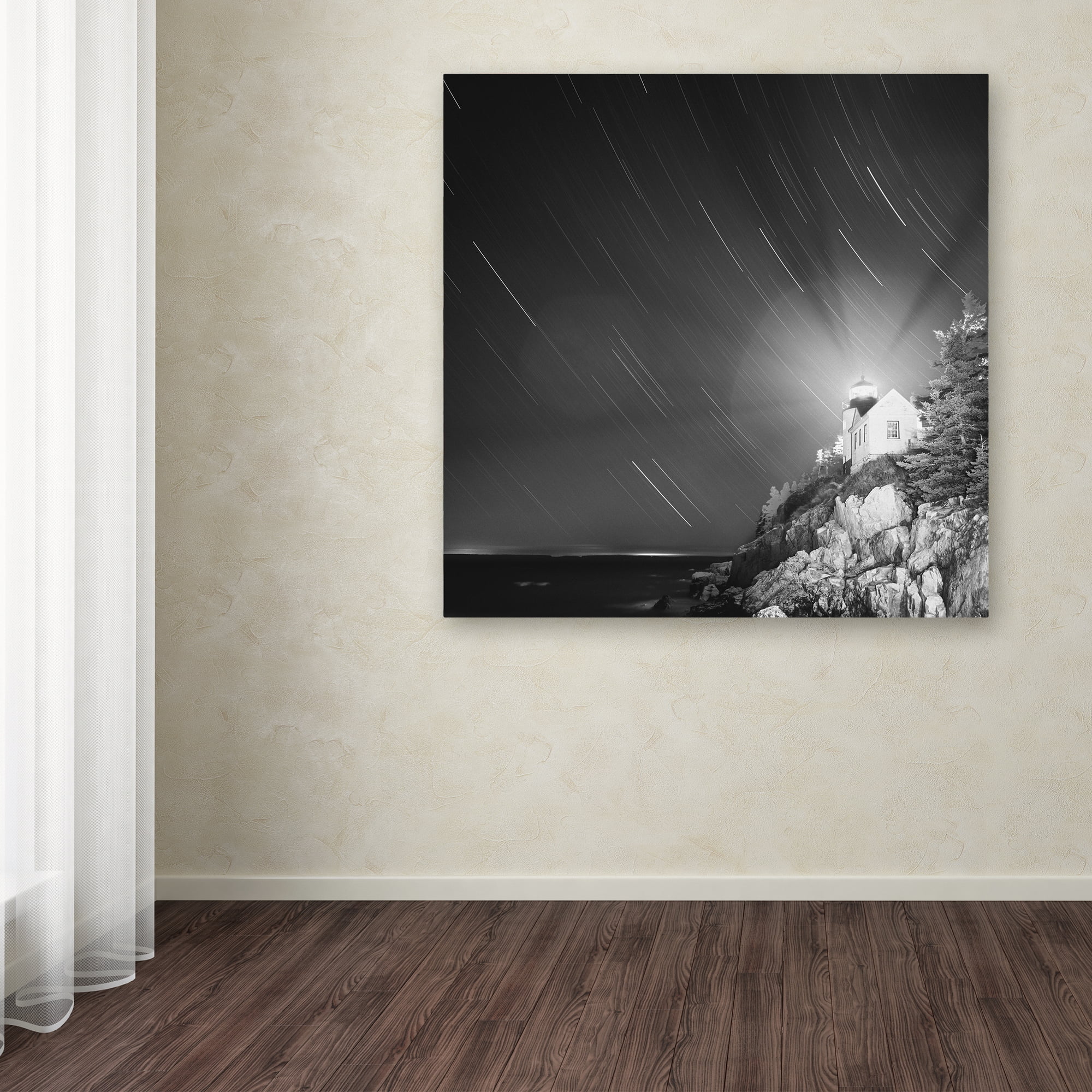 Moises Levy 'Bass Harbor Sky' Canvas Art
