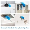 thumbnail image 5 of Eyliden Bendable Washable Reusable Microfiber Duster,  Extends to 100", Blue & Grey, 5 of 8