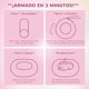 thumbnail image 2 of Cama de Donut Spring Blossoms Arcoiris Antideslizante y Mullida para Perro de 80 cm, 2 of 7