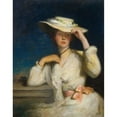 thumbnail image 2 of George Elgar Hicks 20x24 Black Ornate Framed Double Matted Museum Art Print Titled: Symphony in Pink and White (1900-1914), 2 of 5